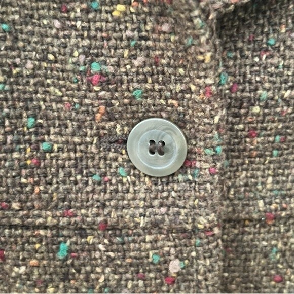 Vintage Express Wool Tweed Coat Size 11/12 Classic Preppy Coat - Picture 4 of 6